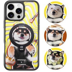 CASEKOO x Manyu Pawfect Chill Time Magic Stand Pro Case Set for iPhone 16 Pro